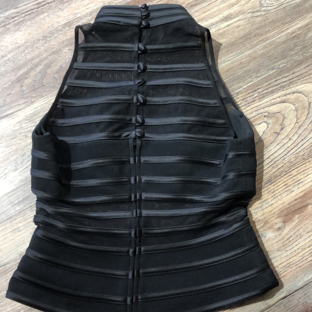 Two Piece Dress Pantsuit, Black (size 6) - Picture 7 of 17